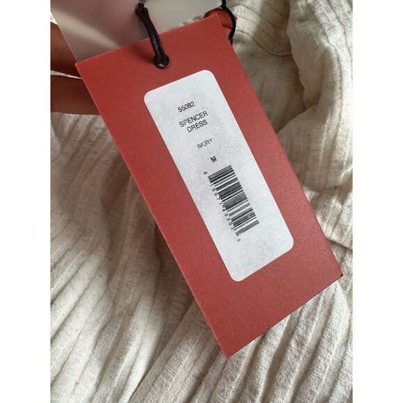 ALIX NYC Ribbed Ivory Spencer Dress Size Medium NEW NWT - Picture 5 of 5